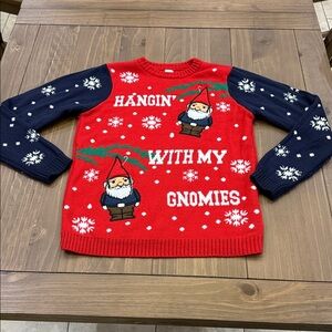 Holiday Time Red and Blue Christmas Sweater